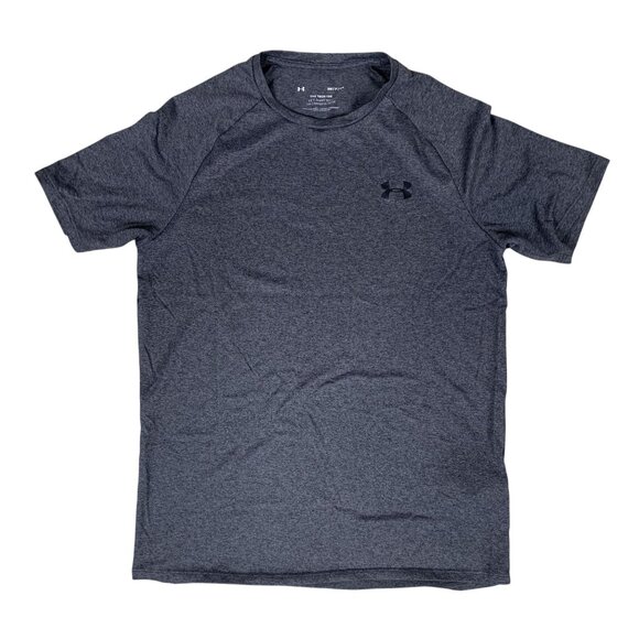 Under Armour the Tech Tee Gray Workout T-Shirt Size Small - Picture 1 of 4